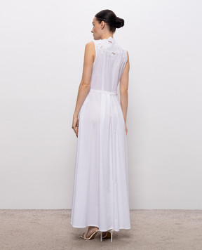 Ermanno Scervino Life White maxi dress with embroidery D484Q301QDV