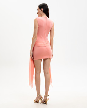 David Koma Pink mini dress with appliques RE26DK46D