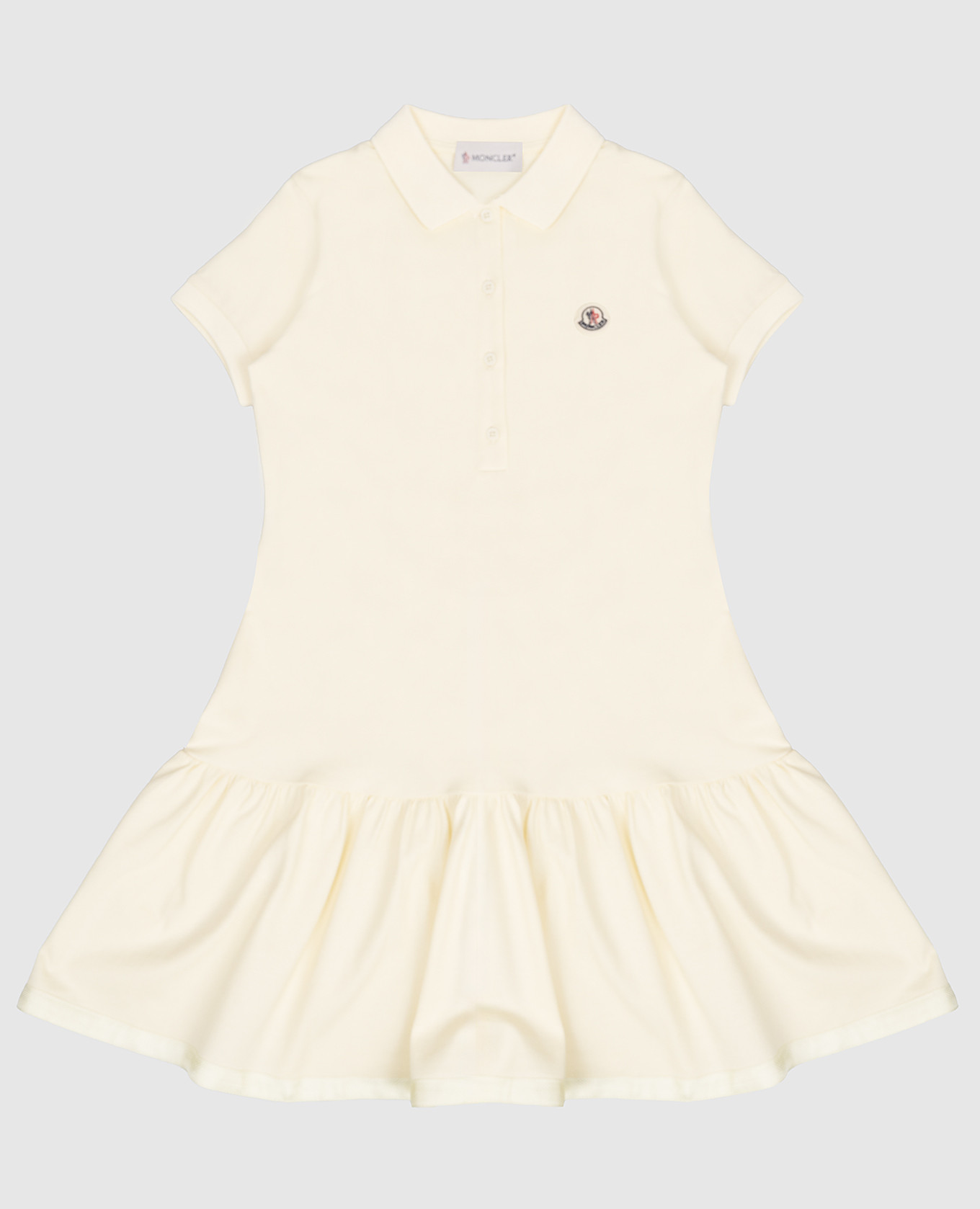 

Vivid yellow polo dress Moncler ENFANT