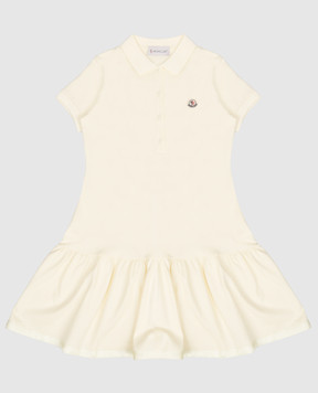 Moncler ENFANT Vivid yellow polo dress L19548I000148496F