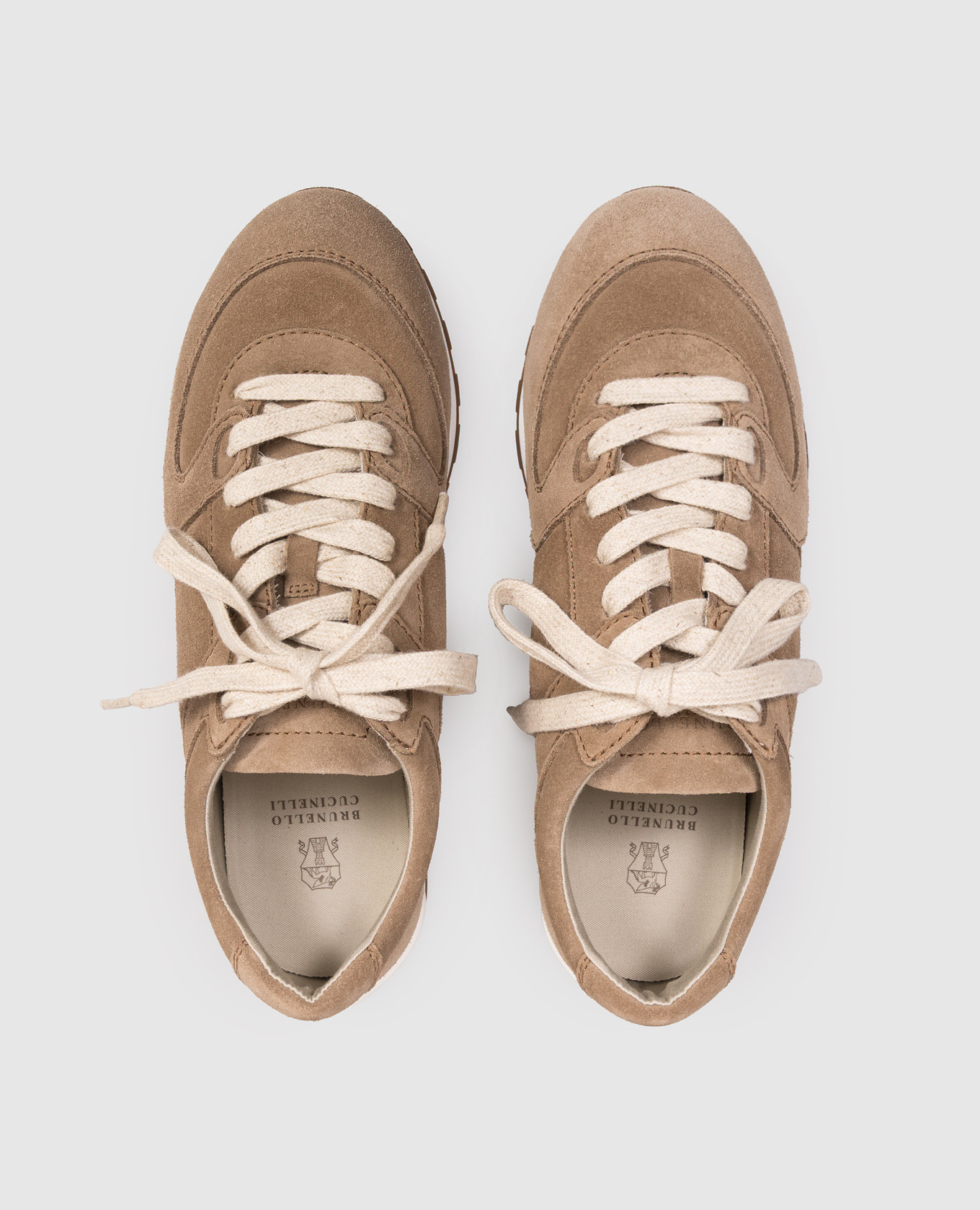 

Brown suede sneakers Brunello Cucinelli