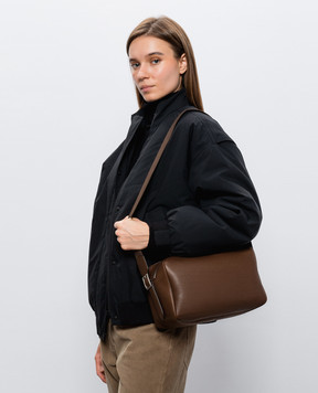 The Row Brown leather bag Jerome H001126L663
