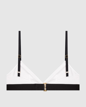 Tom Ford Beige bralette with logo BRJ009JEX011