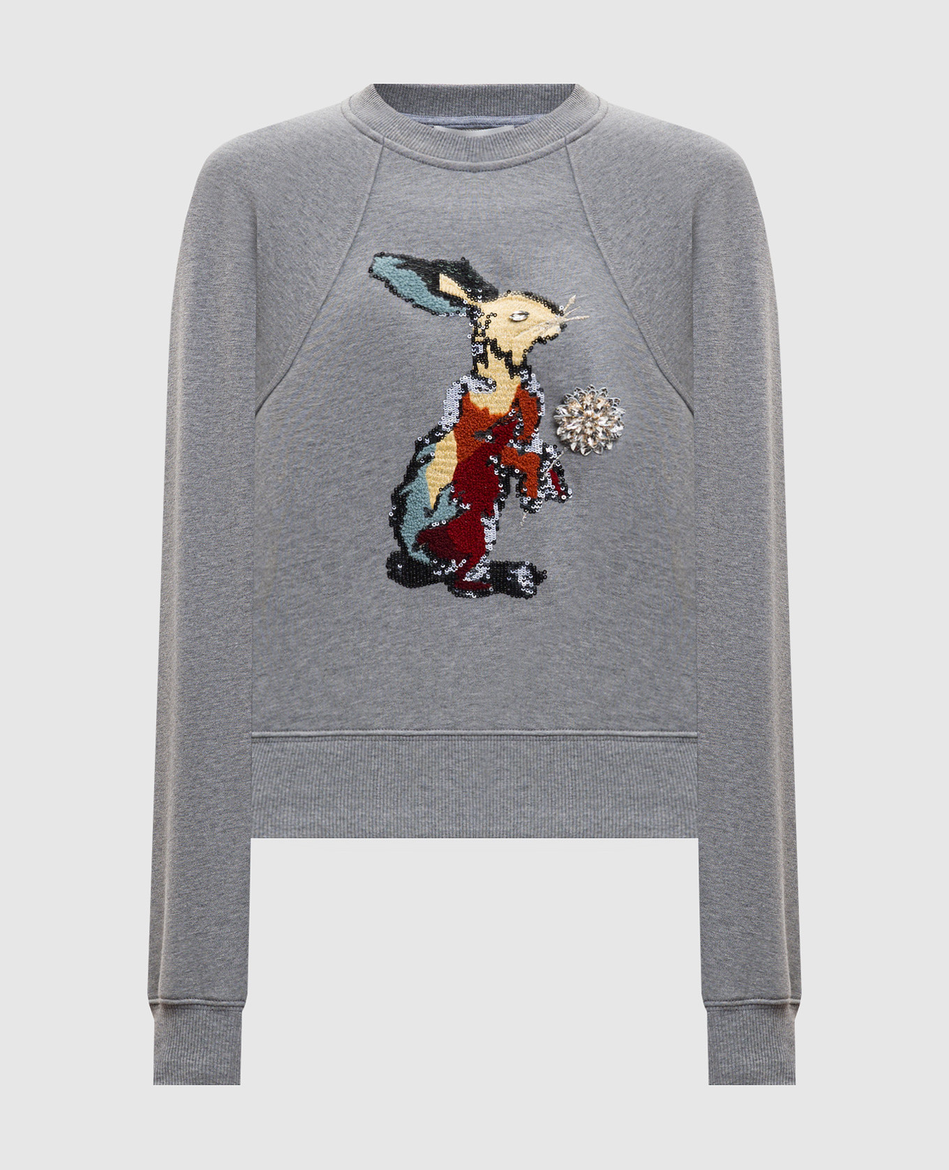 

Grey melange sweatshirt with embroidery 3.1 Phillip Lim