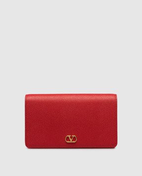 Valentino Red leather bag with VLogo Signature emblem 8W2P0AK8SNP