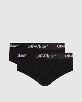 Off-White Set of briefs with logo OMUF003C99JER001