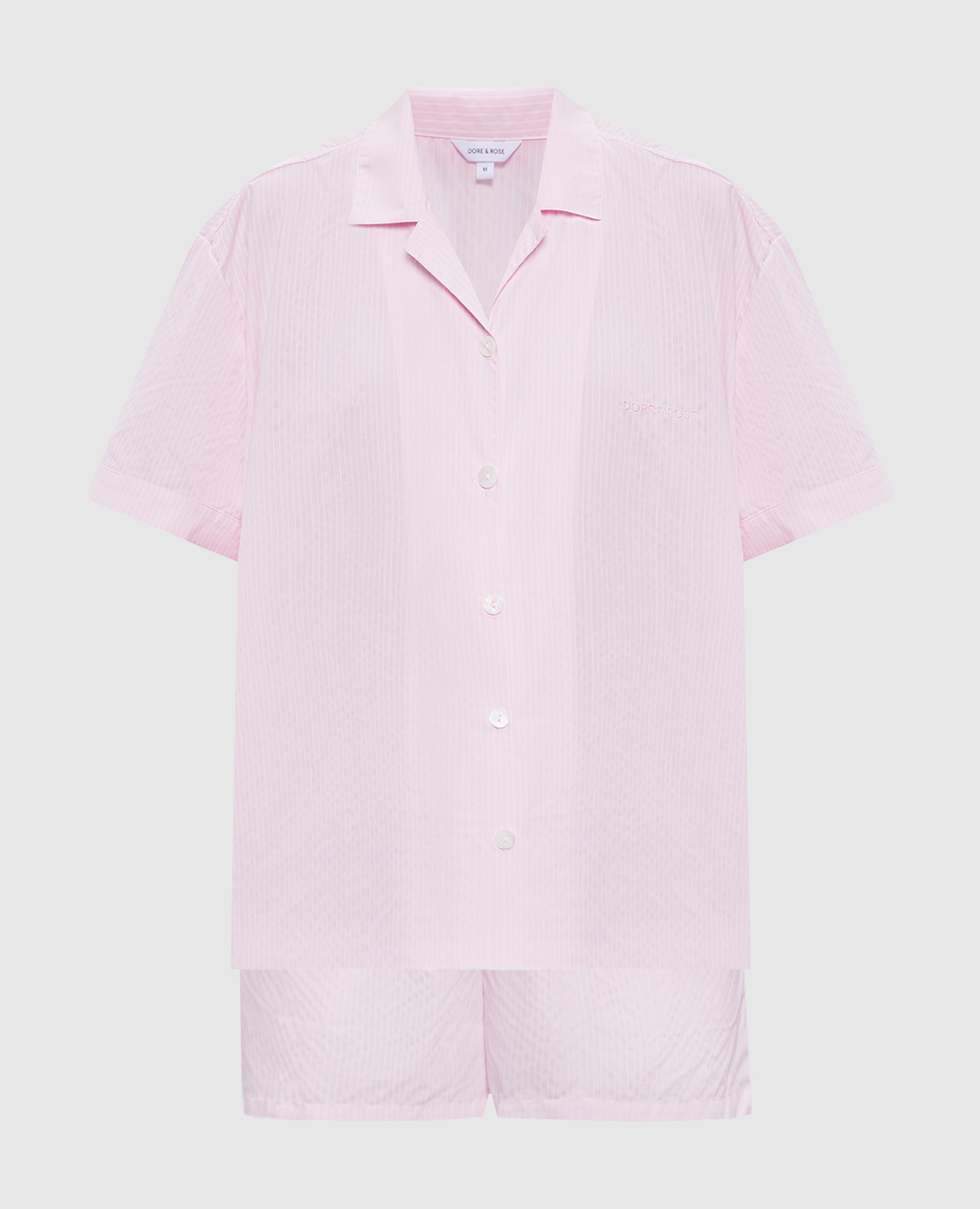

Pink striped pajamas Dore & Rose