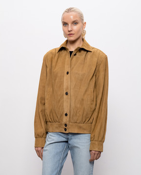 Saint Laurent Brown suede jacket 871430YC2NZ