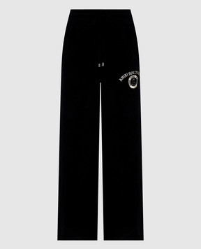 AMIRI Black sweatpants with logo embroidery AW426PA012