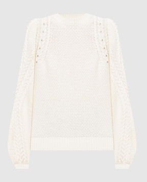 Twinset Ivory wool sweater 262TT3120