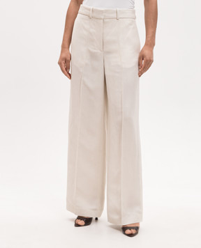 JOSEPH Jnane ivory linen pants JF009863
