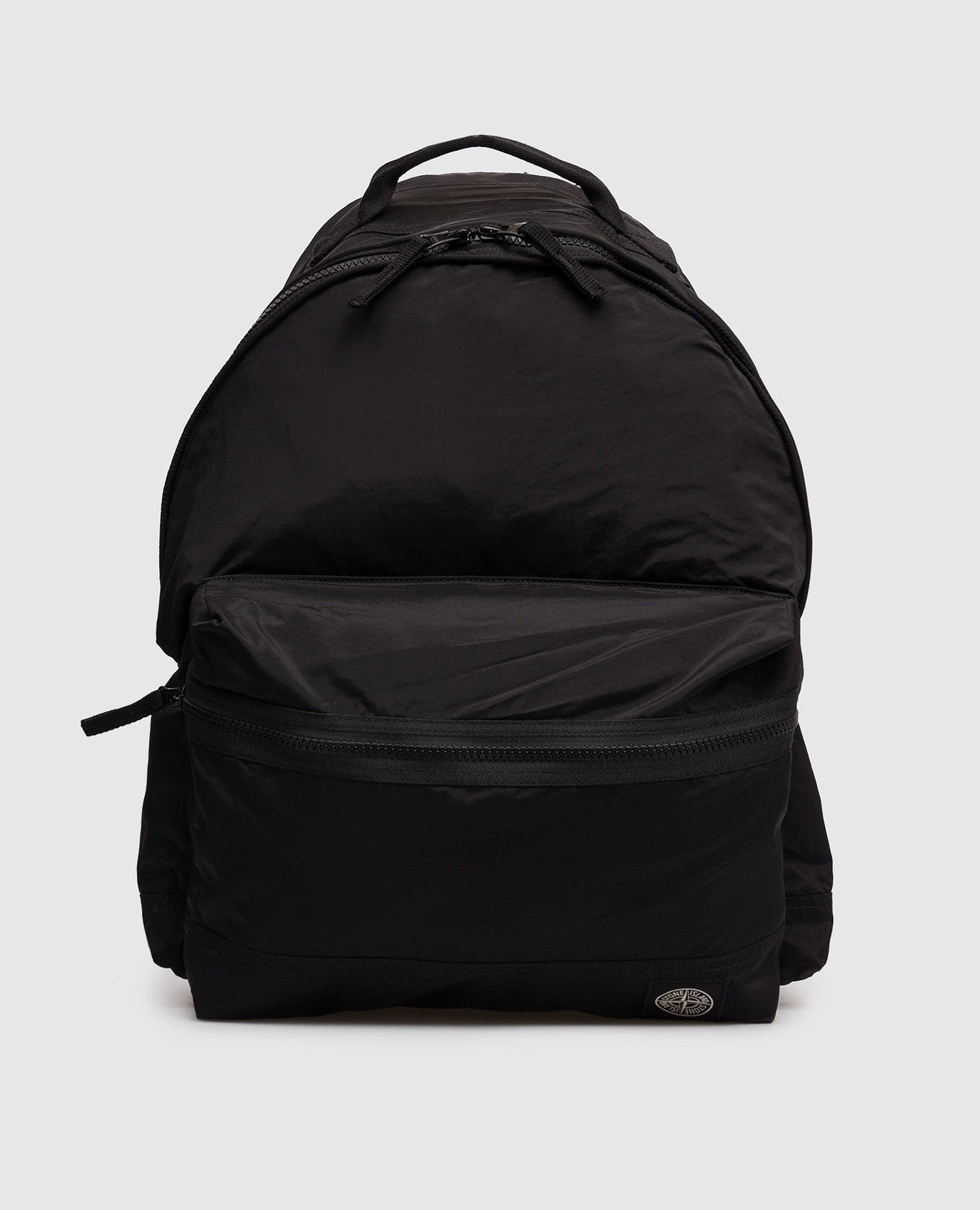 

Black backpack with logo Stone Island