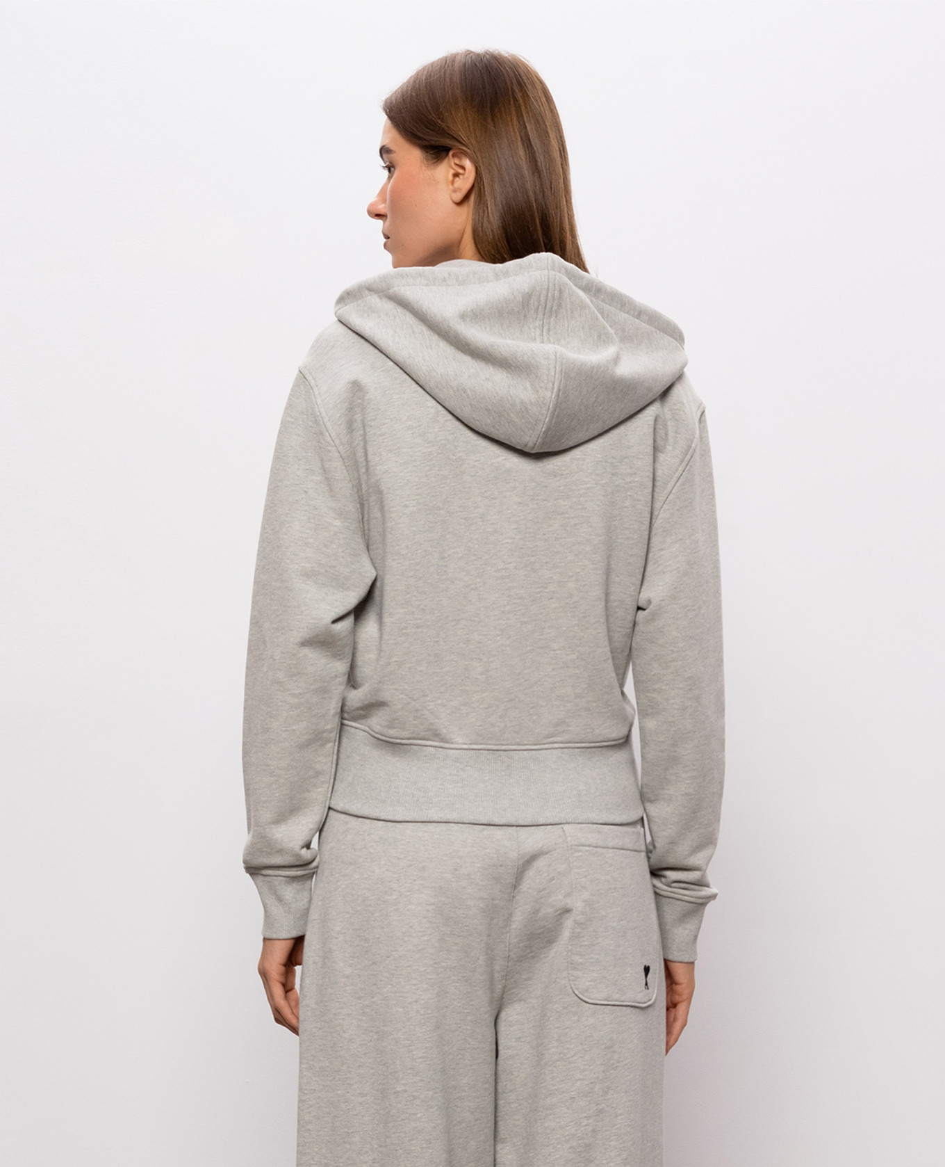 Grey melange sports jacket Ami Paris 4