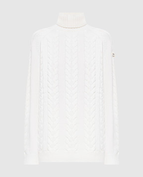 Fusalp ELWENA ivory wool and cashmere sweater K1109