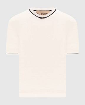 Valentino Ivory wool top 9B3KC74YAC1