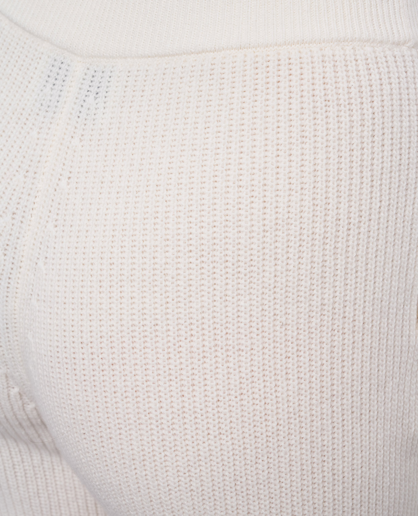 White wool joggers Ballantyne 5
