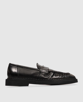 Sturlini Black leather loafers U2350