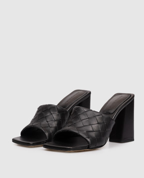 Bottega Veneta Parco black leather mules 855947V2ED0