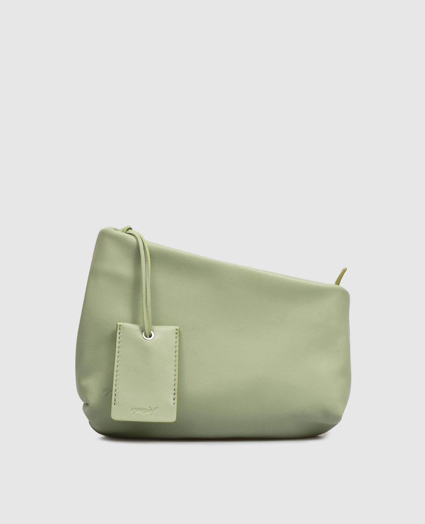

Fantasmino green leather crossbody bag Marsell