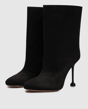 Babe Pay Pls Black suede ankle boots 410927ZA