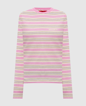 Max & Co MEDUSA pink striped long sleeve top MCOMEDUSA
