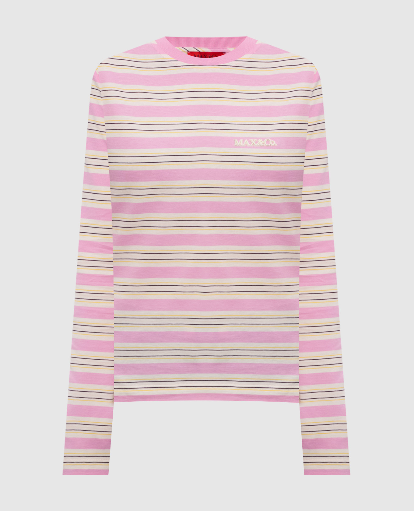 

MEDUSA pink striped long sleeve top Max & Co