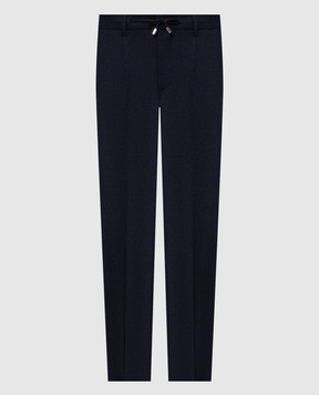 Stefano Ricci Blue wool pants M1T80A0003T068HA
