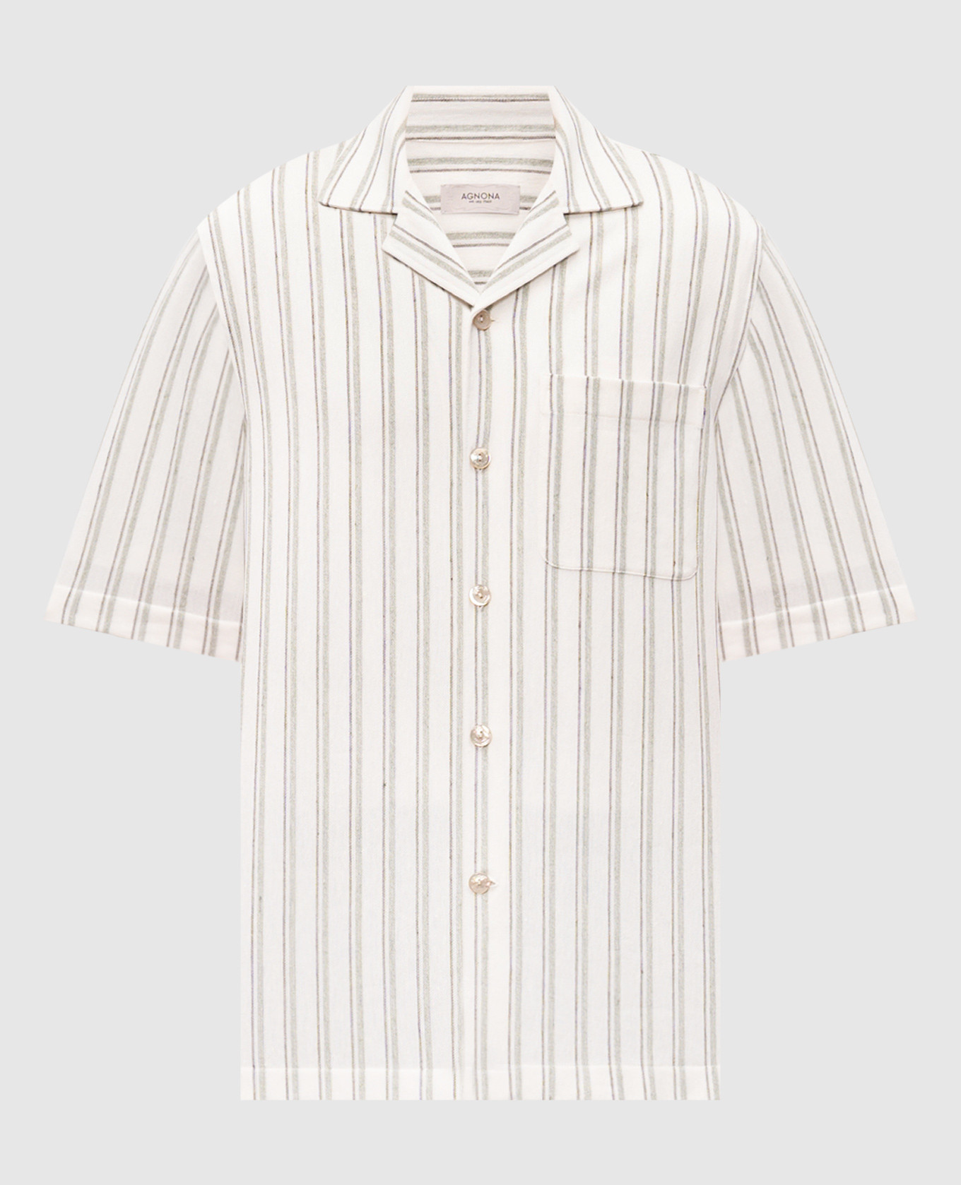 

White striped linen shirt Agnona