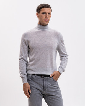 Canali Gray wool golf MK02481C0002