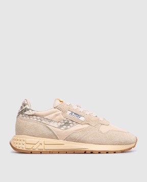 AUTRY Beige combination sneakers A1UNWWLWUQ01