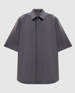 Sofie D`Hoore Bodhi grey wool shirt BODHIWOM