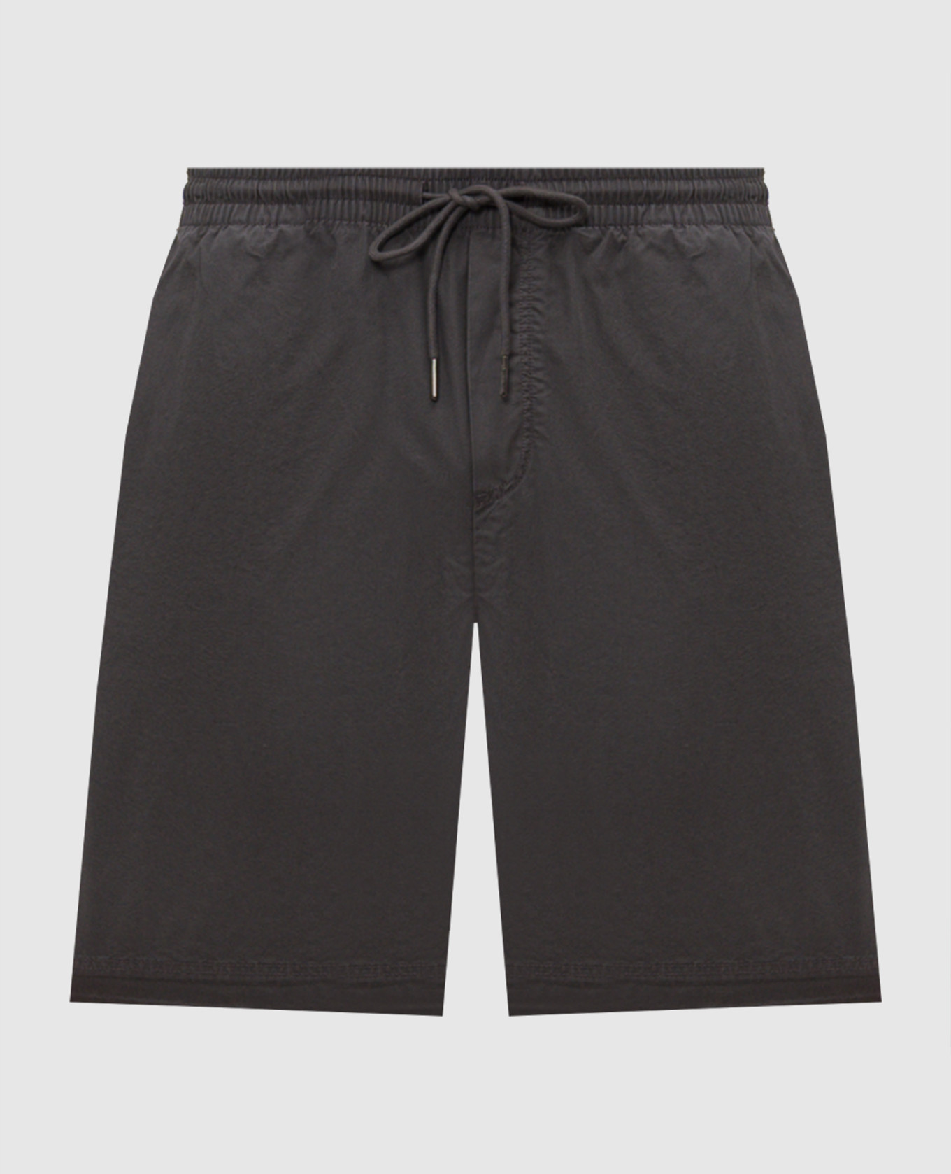 Grey shorts with logo patch Woolrich