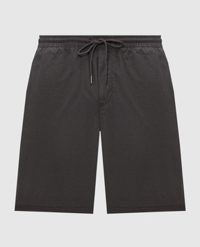 Woolrich Grey shorts with logo patch CFWOSH2000MRUT4132