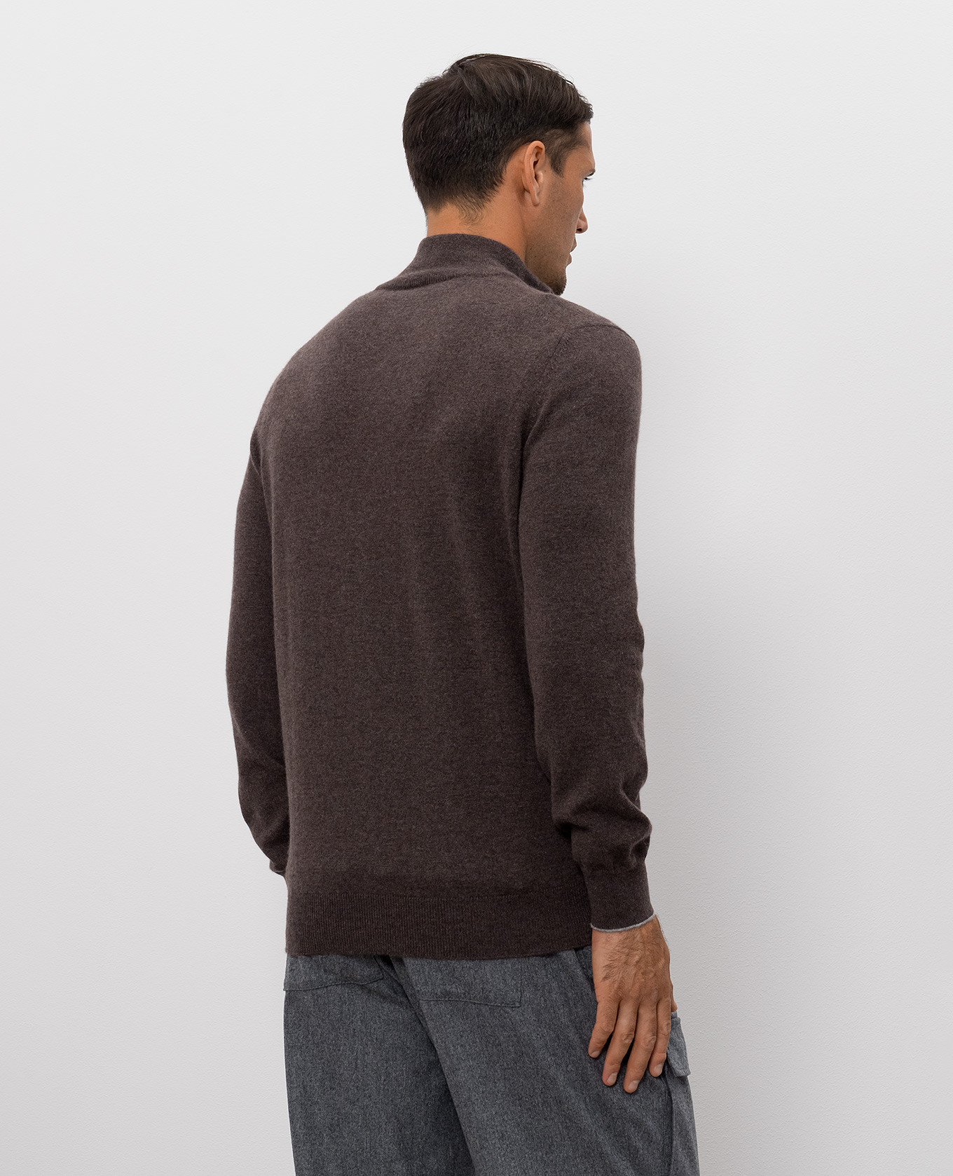 Brown cashmere jumper Brunello Cucinelli 4