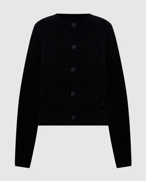 Loulou de Saison REMUS black wool cardigan REMUS