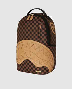 Sprayground Children's brown backpack CHESS NOT CHECKERS 910B8592NSZ