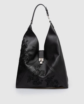 Ermanno Scervino Black leather Clio bag D483S305RFYK