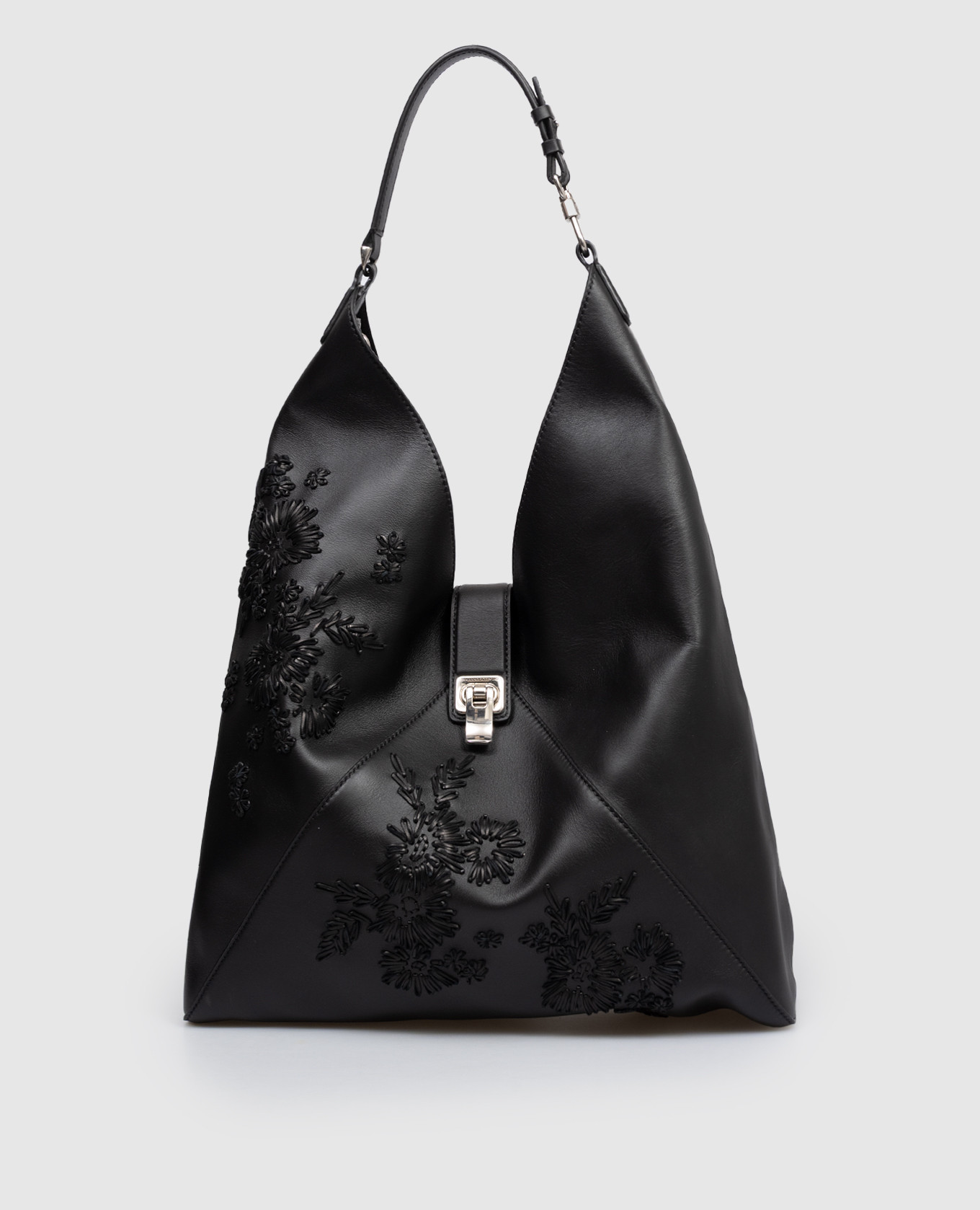 

Black leather Clio bag Ermanno Scervino