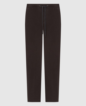 Peserico Brown sweatpants R54215J00D00081