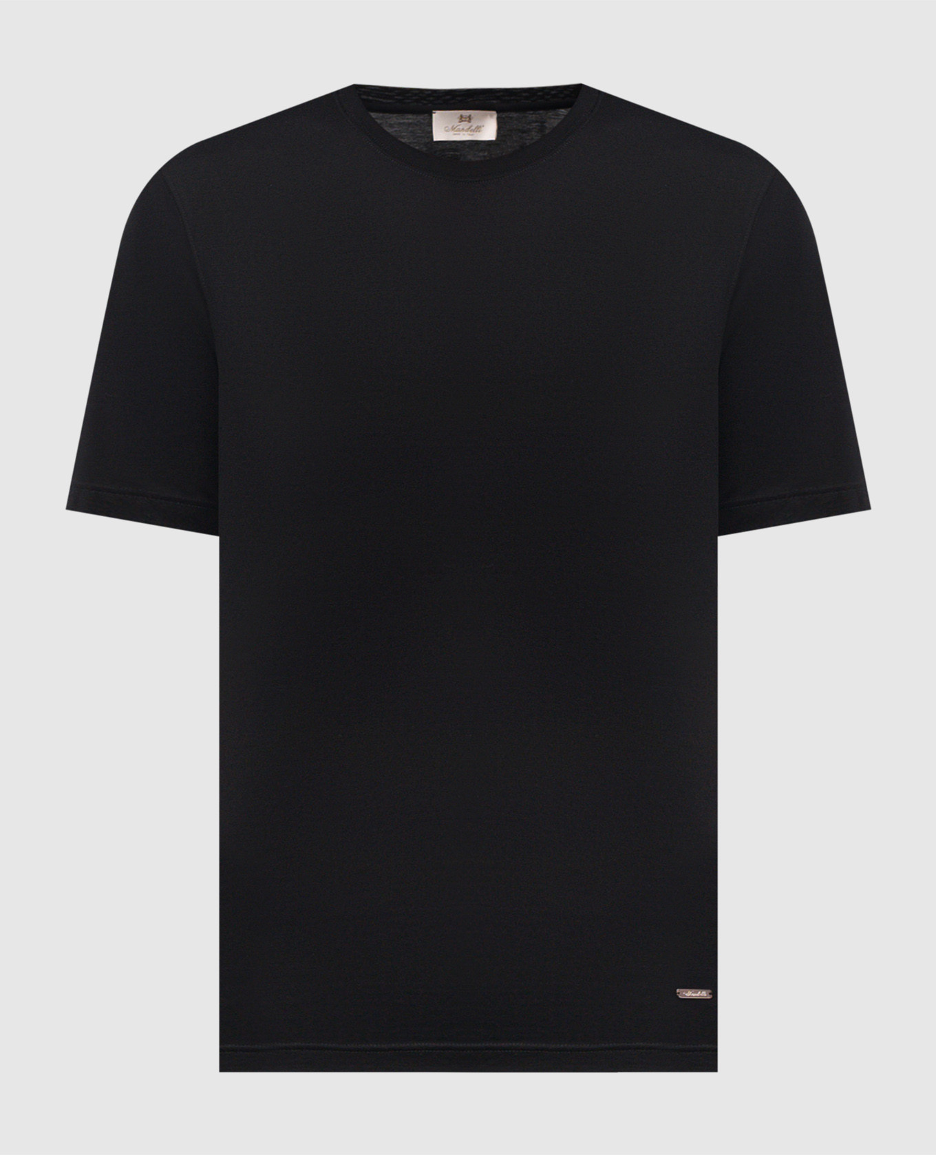 Black T-shirt with logo