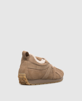 Inuikii Maribella brown suede sneakers 10010010611