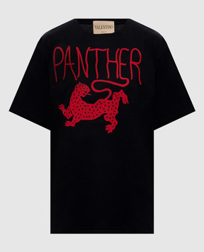 Valentino Black Panther T-shirt 8B3MG25WA55