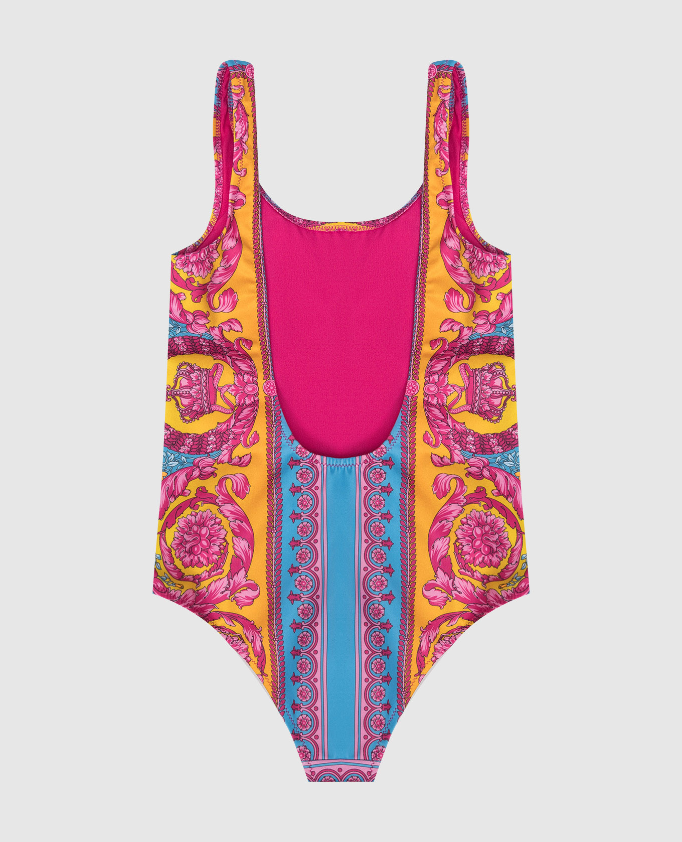 Children's pink printed swimsuit Versace 2