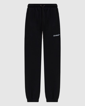 Off-White Black joggers with logo print 44MCH057S26F003