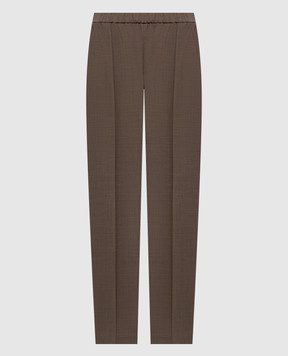 Fabiana Filippi Brown wool pants PAD216F322M276