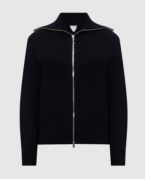 Bottega Veneta Blue cardigan with wool 862729V68M0