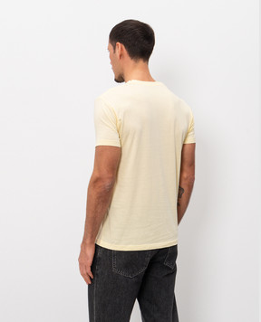 Tom Ford Yellow silk t-shirt JCS026JMC084