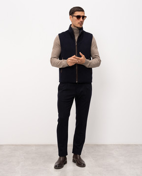 MooRER Blue ANTON wool pants ANTONFSR