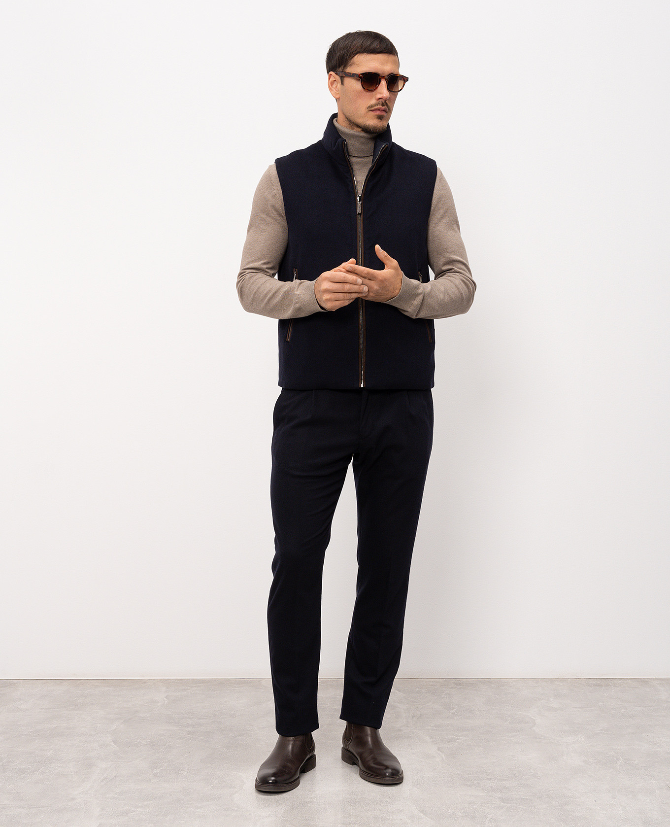 

Blue ANTON wool pants MooRER
