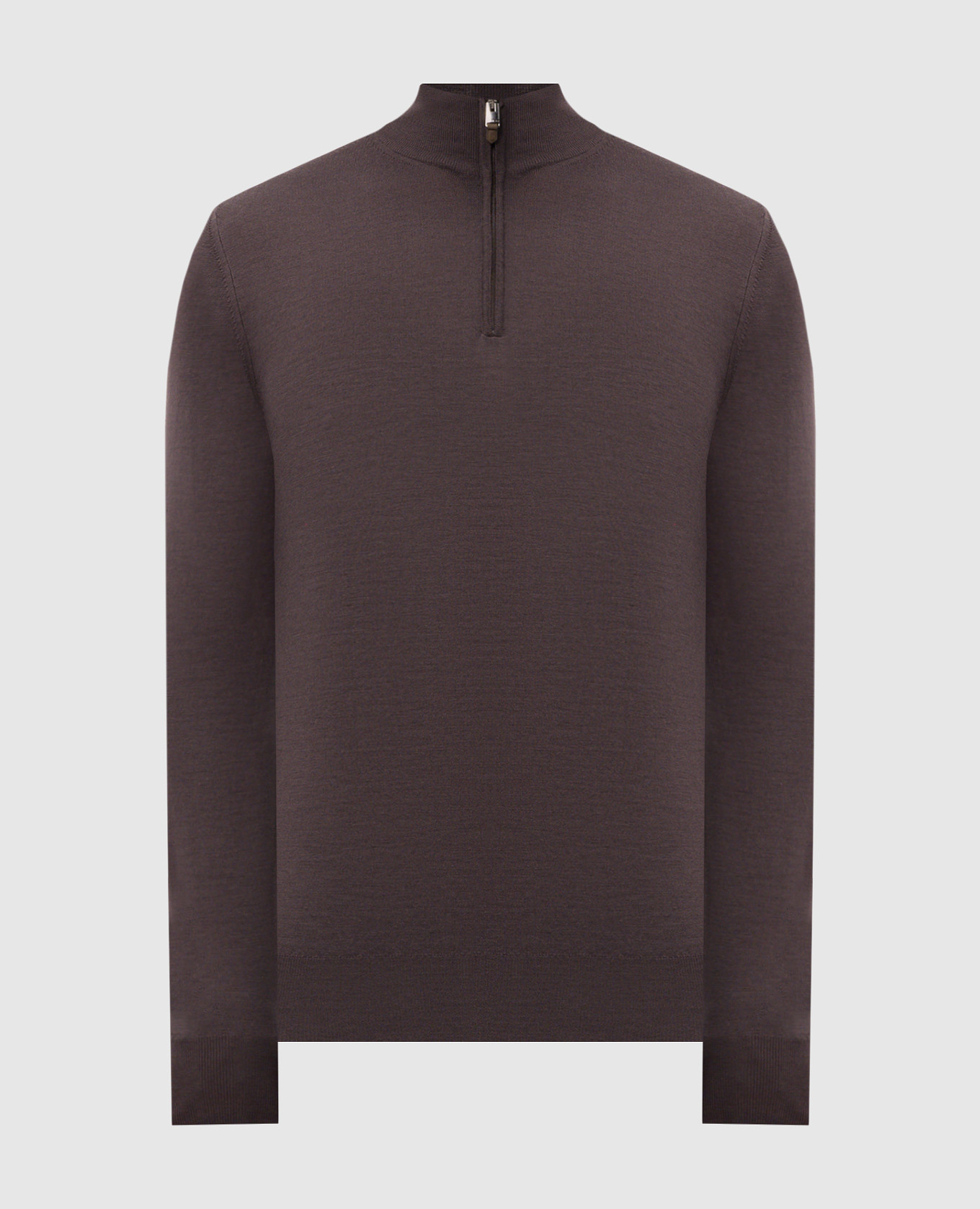 Gray wool jumper